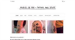 Desktop Screenshot of murieldemai.com